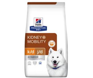Hill's Pet Nutrition Prescription Diet K/D J/D Kidney + Mobility Aliment Chien Original 4kg