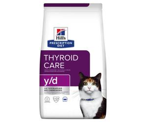 Hill's Pet Nutrition Prescription Diet Thyroïde Care Y/D Aliment Pour Chat 3kg