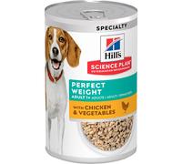 Hill's Pet Nutrition Science Plan Canine Adult Perfect Weight Chicken & Vegetables 363gx12