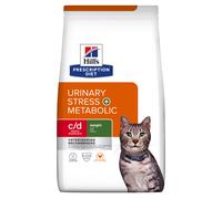 Hill's Prescription Diet c/d Urinary Stress Multicare+Metabolic Croquettes pour Chat au Poulet 11kg