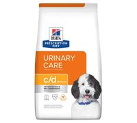 HILL'S Prescription Diet Canine c/d Multicare Nourriture spécifique Multisoins au poulet 2 x 12 kg