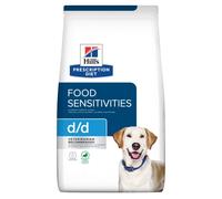 Hill's Pet Nutrition Prescription Diet Food Sensitivities D/D Aliment Chien Au Canard Et Riz 4kg