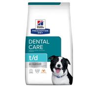 HILL'S Prescription Diet Canine t/d 4 kg des aliments pour favoriser la santé bucco-dentaire de votre chien