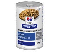 Hill's Prescription Diet Derm Complete boîtes Pour Chien - 12x370g au riz et à l'œuf