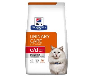 Hill's Prescription Diet Feline C/D Urinary Stress Croquettes Poulet 1,5kg