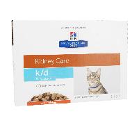 Hill's Prescription Diet Feline K/D Early Stage Kidney Care Aliment Humide Poulet 12 x 85g