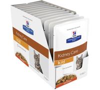 Hill's Prescription Diet K/D Féline Au Poulet 12x85g