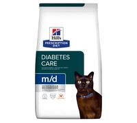 Hill's Pet Nutrition Prescription Diet M/D Diabetes Care Aliment Chat Au Poulet 3kg