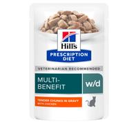 Hill's Prescription Diet W/D Multi Benefit sachets pour Chat - 12x85g