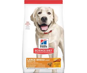 HILL'S Science Plan Adult Light Large breed croquettes au poulet 14 kg