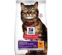 HILL'S SCIENCE PLAN Aliment Pour Chat Adulte Sensitive Stomach & Skin Poulet 7 kg