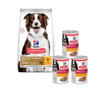 Hill's Science Plan Canine Adulte Santé Et Mobilité Medium Au Poulet 14kg