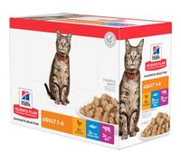 Hill's Pet Nutrition Science Plan Optimal Care Féline Adulte Tendres Bouchées En Sauce 12x85g