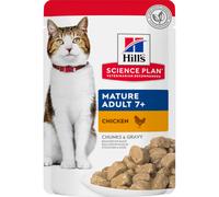 Hill's Science Plan Mature Adult 7+ Sachet Repas Pour Chat Mature Poulet 12x85g