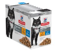 Hill's Science Plan Mature Adult 7+ Sterilised Nourriture Humide pour Chat Mature 12x85g