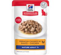 Hill's Science Plan Mature Adult Sachets Repas Chat Âgé Poulet 12x85g