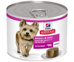 Hill's Science Plan Mature Adult Small & Mini Nourriture Humide Pour Chiens Avec Bœuf Boîte 12x200g