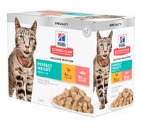 Hill's Science Plan Perfect Weight Feline Adult 1-6 Multipack 2x6x85g
