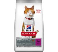Hill's Science Plan Sterilised Cat Aliment Pour Chat Adulte Stérilisé Au Canard 1,5kg