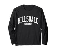 Hillsdale Michigan MI JS03 College University Style Manche Longue