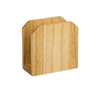 HILLSPRING Porte-serviettes en bois d'hévéa pour cuisine, distributeur de serviettes en papier droit