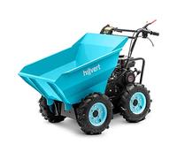 Hillvert HT-MD-400 Brouette à Moteur 6.5 Ch 400 kg Mini Dumper Brouette Thermique