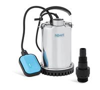 Hillvert Pompe immergée HT-ROBSON-SP400CW (400 W, Débit max: 7.000 l/h, Commutateur flottant, Taille max. des particules: 5 mm, Câble: 10 m)