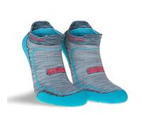 Hilly Active-Socklet-Min Cushioning Chaussettes de Course, Peacock/Hot Pink, M Mixte