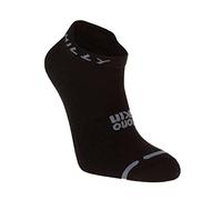 Hilly Active-Socklet-Zero Cushioning Chaussettes de Course, Noir/Gris, L Mixte