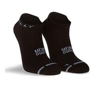 Hilly Active-Socklet-Zero Cushioning Chaussettes de Course, Noir/Gris, XL Mixte