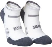 Hilly - Chaussettes de cheville "Supreme" pour hommes/femmes unies CS2286 (43 EU - 46 EU) (Blanc/Gris chiné)