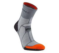 Chaussettes HILLY Marathon Fresh Anklet Min noir gris orange. - XL