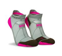 Hilly Marathon Fresh-Douille-Min Chaussettes de Course Unisexe, Sauge/Rose Fluo, M