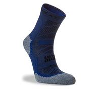 Hilly Supreme-Anklet-Max Cushioning Chaussettes de Course, Bleu Nuit/Bleu Roi, L Mixte