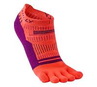 Hilly Toes-Socklet-Min Cushioning Chaussettes de Course, HotCrl/GrapeJce/Char, M Mixte