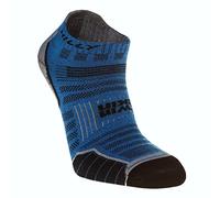 Hilly Twin Skin-Socklet-Min Cushioning Chaussettes de Course, Azurite/Gris chiné, XL Mixte