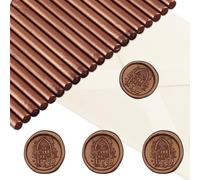 Hillylolly Bâton de Cire à Cacheter - 20 Pièces pour Pistolet, pour Sceau, Lettre, Cartes, Invitations de Mariage et Cadeau