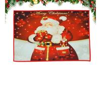 Hillylolly Paillasson de Noel, Tapis de Sol de Noël, Tapis de Porte 40x60 cm, Tapis Maison Entrée, Motif de Noël, Noel Decoration Interieur pour Entrée Bain Chambre Cuisine Salon (E)