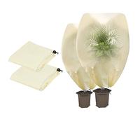 Hillylolly Voile Hivernage, Housse Hivernage Plante, Toile Voile Hivernage Plante Exterieur, Bache Hivernage Plante, Housse de Protection Contre Le Gel pour Plantes (60 * 80cm/80 * 100cm)