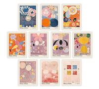Hilma Af Klint Abstract Art - 10 Art mural esthétique et impressions d’art célèbres/Vintage Wall Prints, Famous Art Room Aesthetic, Décoration murale géométrique pour la maison (30X40CM)