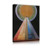 Hilma af Klint Art mural toile Retable N°1 Abstrait 40x50cm
