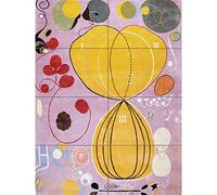 Hilma Af Klint Group Iv No 7 Ten Largest Adulthood XL Giant Panel Poster (8 Sections) Groupe Affiche
