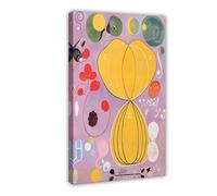 Hilma Af Klint Group IV No. 7 The Ten Largest Adulthood Décoration murale pour famille, bar, restaurant, garage, café - 30,5 x 45,7 cm (30,5 x 45,7 cm)