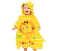Hilmocho Serviette Poncho à Capuche pour Enfants Baignade Plage Natation Serviette de Plage Absorbante Coton Serviette pour Garçons et Filles