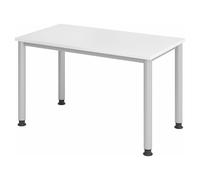HILO 612 S | Bureau - réglable en hauteur 120 x 67 Blanc/Argent