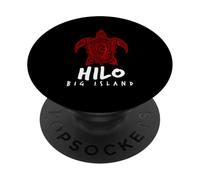 Hilo Big Island Tortue de mer Hilo Hawaï PopSockets PopGrip Adhésif