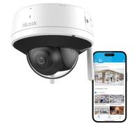 HiLook by Hikvision Caméra extérieure Wi-FI 4 MP (2560×1440) avec Vision Nocturne Jusqu’à 30 m, étanchéité IP66, Emplacement pour Carte SD, contrôle Via Application, pour Usage extérieur Visible