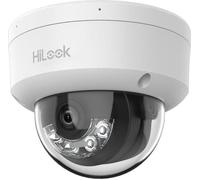 HiLook dome IPC-D180HA-LU F2.8 (8 MP, 30 m. IR, 30m. LED, Hybrid Light), White