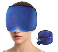Hilph Bonnet Migraine Relief Cap, Flexible Réutilisable Masque Migraine et Céphalées Bonnet anti Migraine Miracle Poche de Glace en Gel