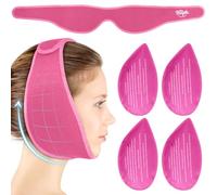 Hilph Lot de 4 packs de glace réutilisables pour chirurgie buccale du visage, chirurgie faciale, TMJ, migraine, gonflement du visage, implant dentaire